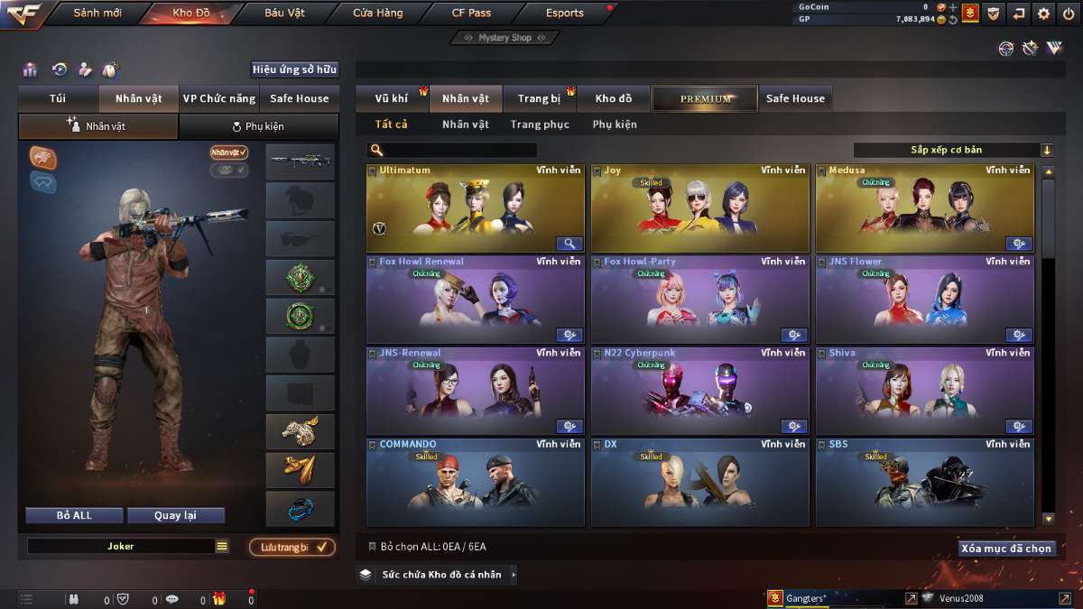 shop acc cf uy tin gia re